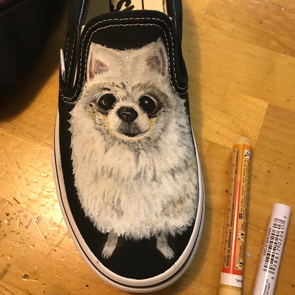 Custom painted Vans - Picture 2 of 4